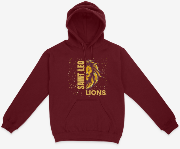 St Leo the Great Half Lion Head Hoodie